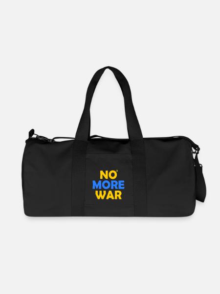 No more war - Recycled Canvas Sports Bag by Stanley/Stella - black