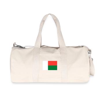 Drapeau de Madagascar - Sac de sport en toile recyclée Stanley/Stella - blanc naturel - Devant