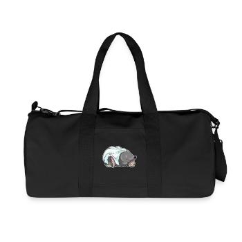 Maulwurf Braut Schleier Hochzeit - Recycelte Canvas-Sporttasche von Stanley/Stella - Schwarz - Vorne
