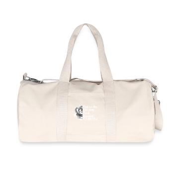 Et le 8ème jour, Dieu a créé le féminisme - Sac de sport en toile recyclée Stanley/Stella - blanc naturel - Devant