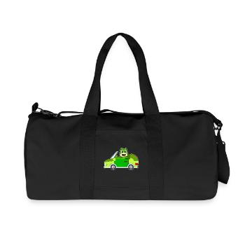 Voiture grenouille - Sac de sport en toile recyclée Stanley/Stella - noir - Devant