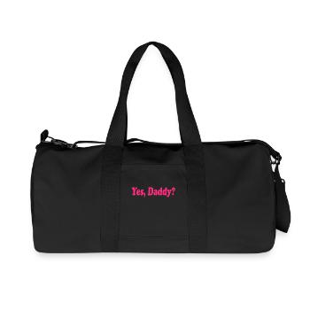 Yes daddy - Recycled Canvas Sports Bag by Stanley/Stella - black - Front