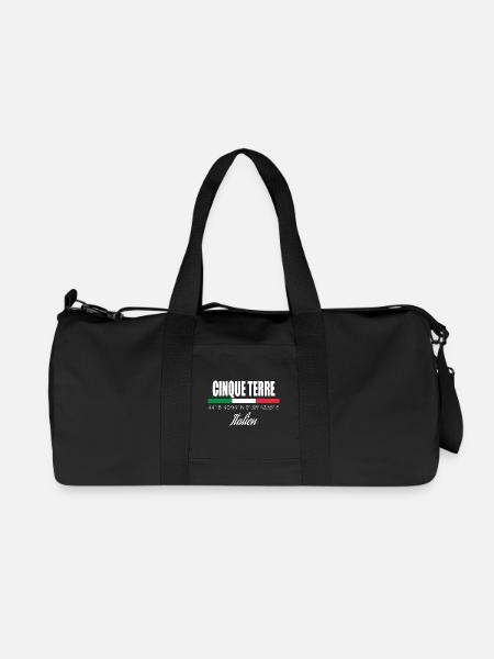Cinque Terre - Sac de sport en toile recyclée Stanley/Stella - noir