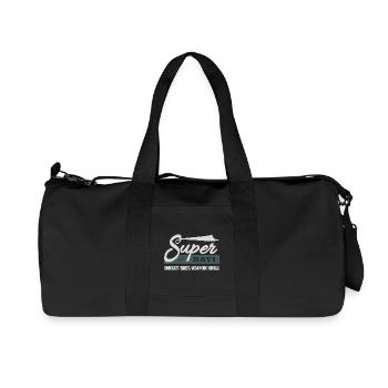 Mein Super Dayi, einzigartig und Chef Türk Onkel - Recycelte Canvas-Sporttasche von Stanley/Stella - Schwarz - Vorne