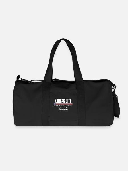 Kansas City - Recycled Canvas Sports Bag by Stanley/Stella - black