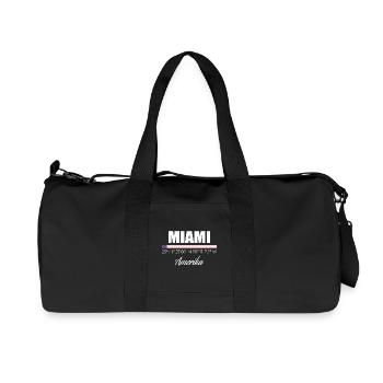Miami - Sac de sport en toile recyclée Stanley/Stella - noir - Devant