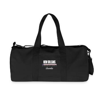 Nouvelle-Orléans - Sac de sport en toile recyclée Stanley/Stella - noir - Devant