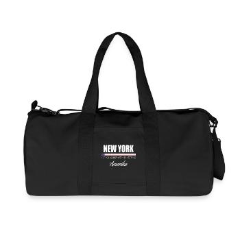New York - Recycelte Canvas-Sporttasche von Stanley/Stella - Schwarz - Vorne