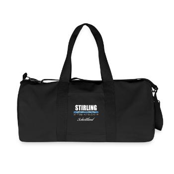 Stirling - Sac de sport en toile recyclée Stanley/Stella - noir - Devant