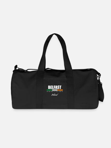 Belfast - Recycled Canvas Sports Bag by Stanley/Stella - black