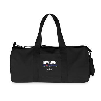Reykjavik - Recycled Canvas Sports Bag by Stanley/Stella - black - Front