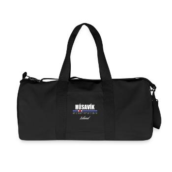 Húsavík - Recycled Canvas Sports Bag by Stanley/Stella - black - Front