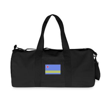 Drapeau d’Aruba - Sac de sport en toile recyclée Stanley/Stella - noir - Devant