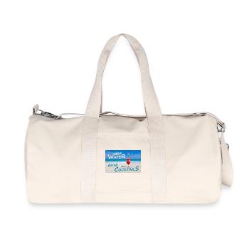 Cocktails - Recycled Canvas Sports Bag by Stanley/Stella - natural - Front