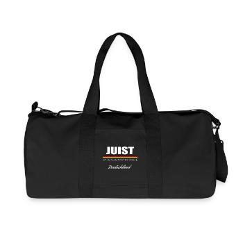 Juist - Recycelte Canvas-Sporttasche von Stanley/Stella - Schwarz - Vorne