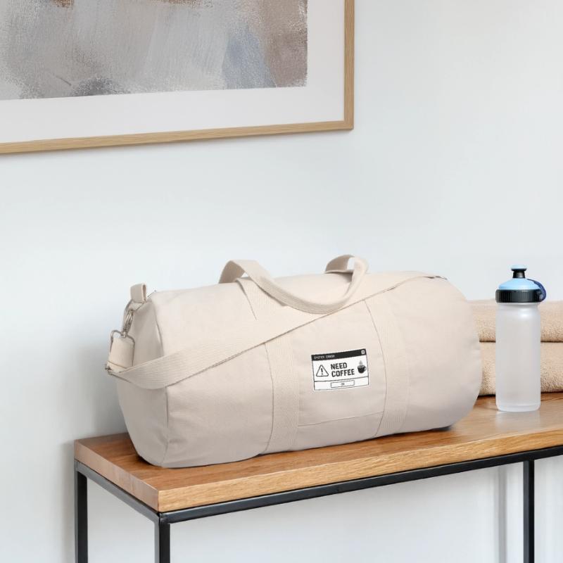 SYSTEM ⚠️ ERROR – NEED COFFEE Recycled Canvas Sports Bag by Stanley/Stella