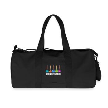 Programmierer Rechenzentrum - Recycelte Canvas-Sporttasche von Stanley/Stella - Schwarz - Vorne