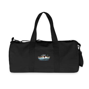 swimmer - Recycled Canvas Sports Bag by Stanley/Stella - black - Front