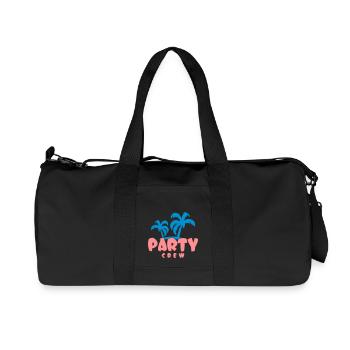 partycrew2clr - Sac de sport en toile recyclée Stanley/Stella - noir - Devant