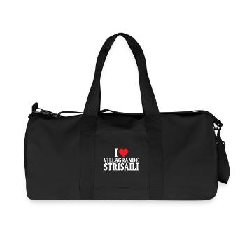 t-shirt J’adore Villagrande Strisaili Sardaigne - Sac de sport en toile recyclée Stanley/Stella - noir - Devant