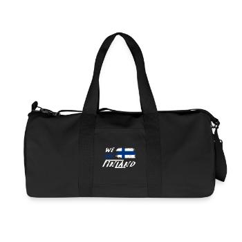 We are Finland - Recycled Canvas Sports Bag by Stanley/Stella - black - Front