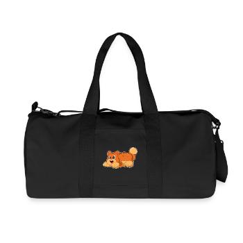 Cat Baker Bread Baking - Recycled Canvas Sports Bag by Stanley/Stella - black - Front