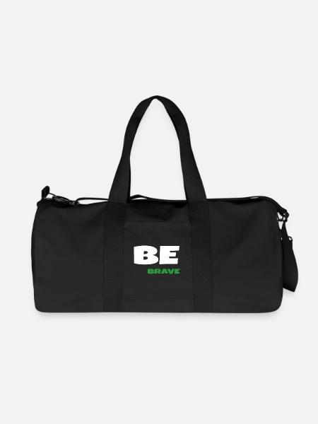 Be Brave - Recycled Canvas Sports Bag by Stanley/Stella - black