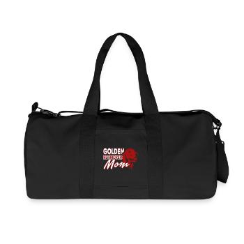 Golden Retriever Mom - Recycled Canvas Sports Bag by Stanley/Stella - black - Front