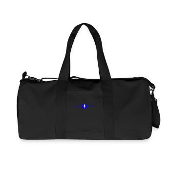 Podcast Icon Microphone - Recycled Canvas Sports Bag by Stanley/Stella - black - Front