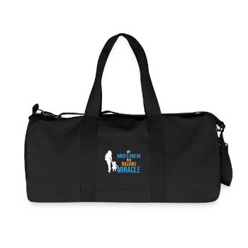 My mother is a walking miracle-Mutter das Wunder - Recycelte Canvas-Sporttasche von Stanley/Stella - Schwarz - Vorne