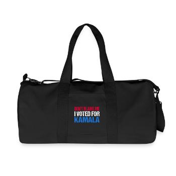 Don't Blame Me I Voted For Kamala I - Recycled Canvas Sports Bag by Stanley/Stella - black - Front