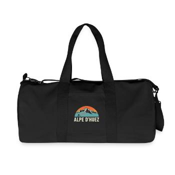 Alpe d'Huez Retro Ride - Recycled Canvas Sports Bag by Stanley/Stella - black - Front