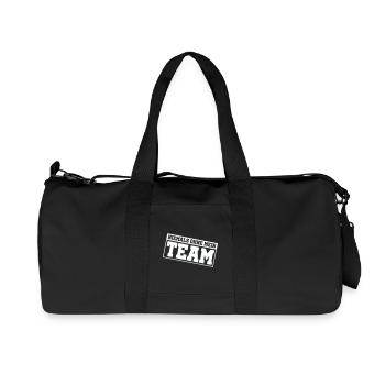 niemals_ohne_mein_team_- - Recycled Canvas Sports Bag by Stanley/Stella - black - Front