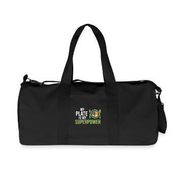 Registrierter Dietitian Nutrition Power Specialist - Recycelte Canvas-Sporttasche von Stanley/Stella - Schwarz - Vorne