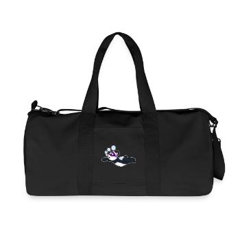 Lunettes de natation Panda Été - Sac de sport en toile recyclée Stanley/Stella - noir - Devant