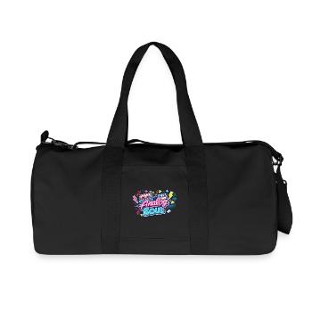 Analog Soul Neon Retro - Recycelte Canvas-Sporttasche von Stanley/Stella - Schwarz - Vorne