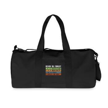 Computer BEFORE YOU ASK 1.IS IT CONNECTED? - Recycled Canvas Sports Bag by Stanley/Stella - black - Front