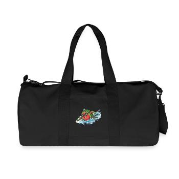 Éclaboussures de pastèque, ambiances de piscine d’été, mesdames - Sac de sport en toile recyclée Stanley/Stella - noir - Devant