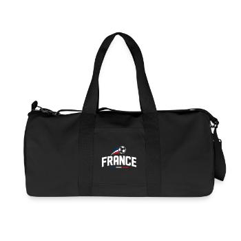 France Tee Tricolor Ball - Recycled Canvas Sports Bag by Stanley/Stella - black - Front