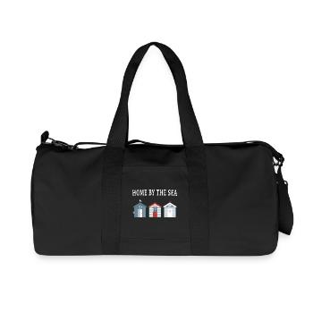 Home by the Sea – Strandhäuser - Recycelte Canvas-Sporttasche von Stanley/Stella - Schwarz - Vorne