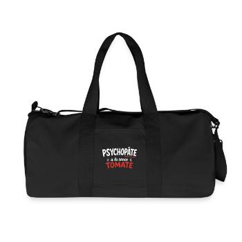 Psychopâte à la sauce tomate - Sac de sport en toile recyclée Stanley/Stella - noir - Devant