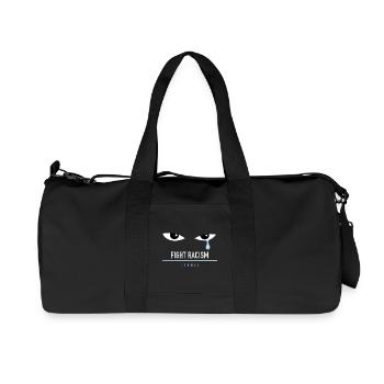 FCKNZS - FIGHT RACISM - The Blue Tear - Recycled Canvas Sports Bag by Stanley/Stella - black - Front