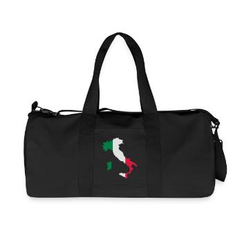 Italien - Recycelte Canvas-Sporttasche von Stanley/Stella - Schwarz - Vorne