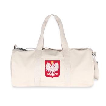 POLEN POLAND POLSKA VATERLAND GESCHENK T-SHIRT - Recycelte Canvas-Sporttasche von Stanley/Stella - Naturweiß - Vorne