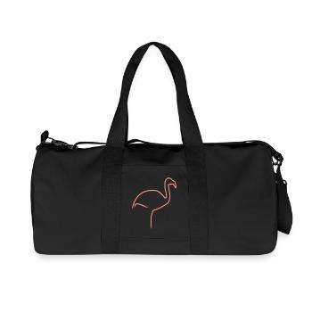 flamingo - Recycled Canvas Sports Bag by Stanley/Stella - black - Front