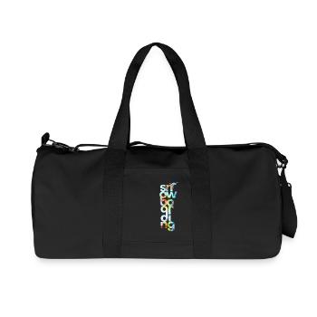 Snowboard - Recycelte Canvas-Sporttasche von Stanley/Stella - Schwarz - Vorne