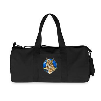 Lynx Wildcat Freedom - Recycled Canvas Sports Bag by Stanley/Stella - black - Front