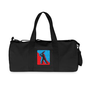 Base-ball - Sac de sport en toile recyclée Stanley/Stella - noir - Devant