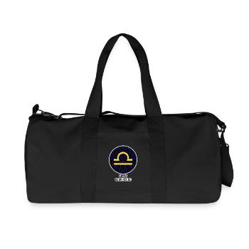Libra 24.09.-23.10. - Recycelte Canvas-Sporttasche von Stanley/Stella - Schwarz - Vorne