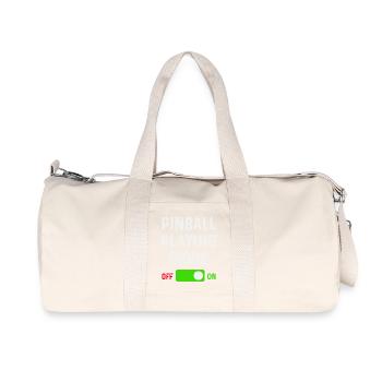 Mode de jeu de flipper sur le flipper hors jeu - Sac de sport en toile recyclée Stanley/Stella - blanc naturel - Devant